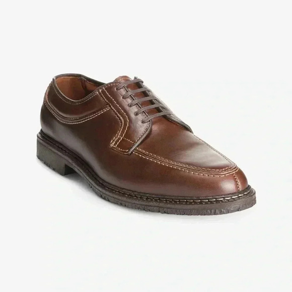 [7.5D]Allen Edmonds Wilbert Men Comfort Shoe  Brown Leather Oxford Dress Shoes. - Picture 2 of 13